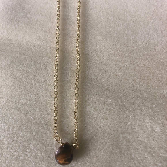 Teardrop Stone Necklace - Picture 5 of 9